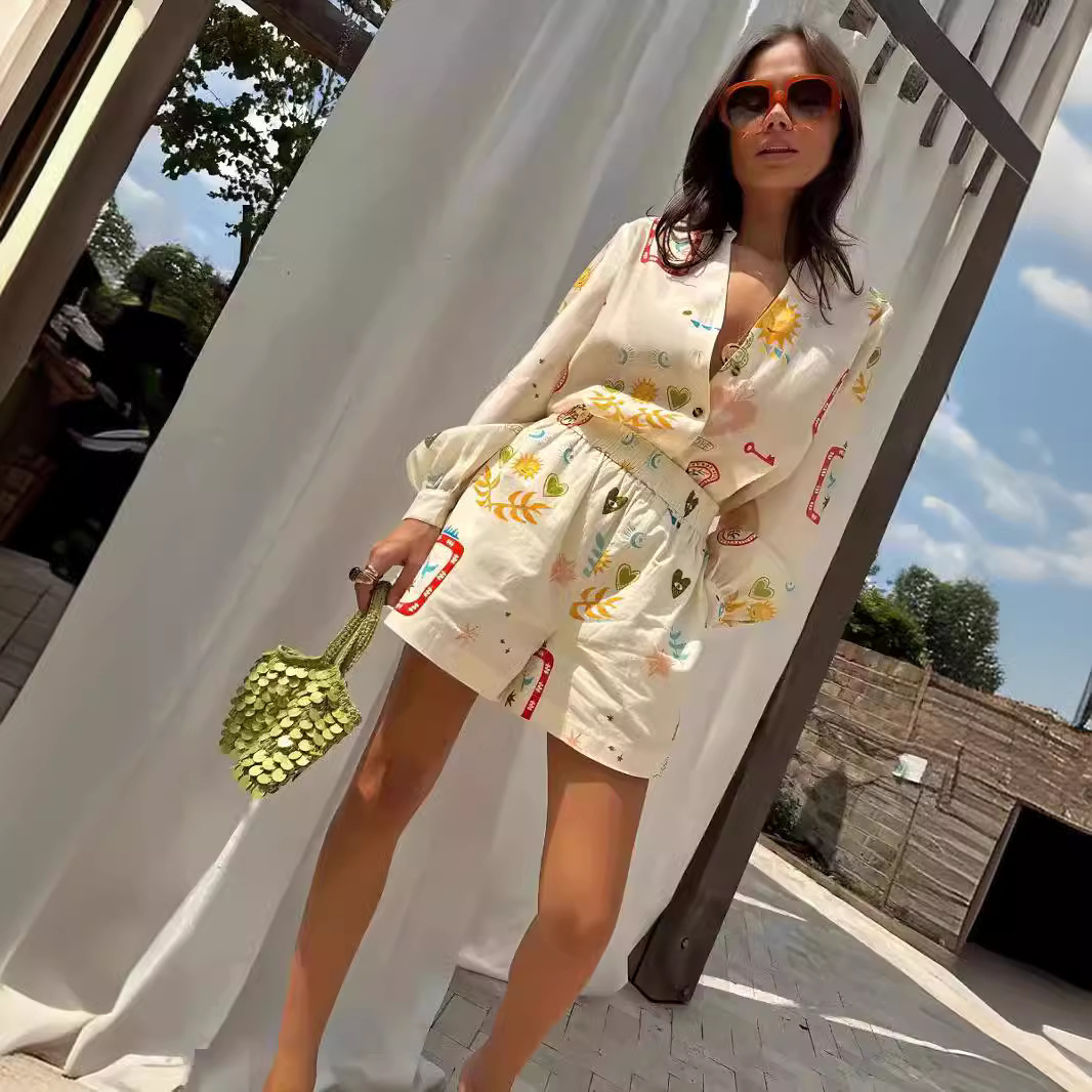 Ensemble décontracté 2 pièces  - Romper Floral Print avis et prix