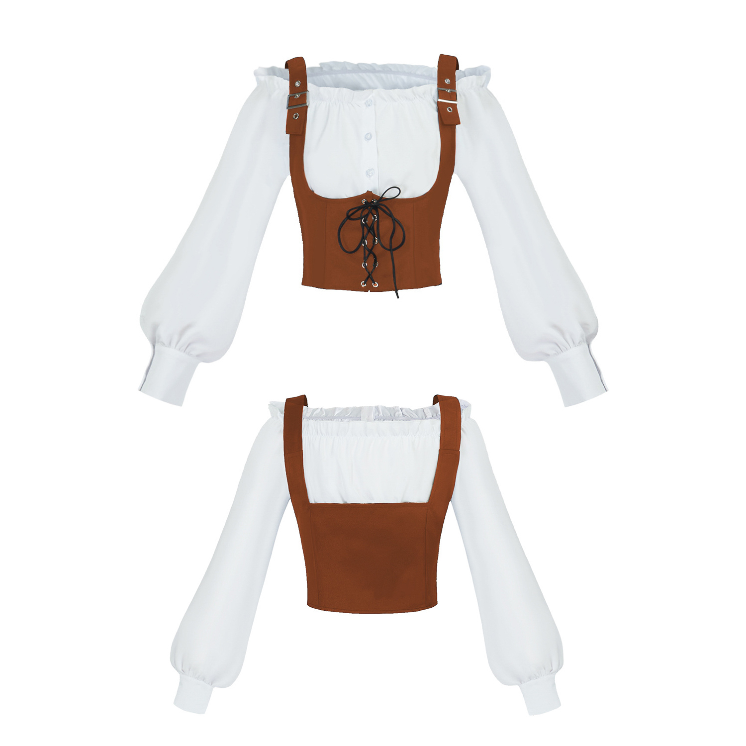 Ensemble de costume Renaissanc - Blouse Off Shoulder avis et prix