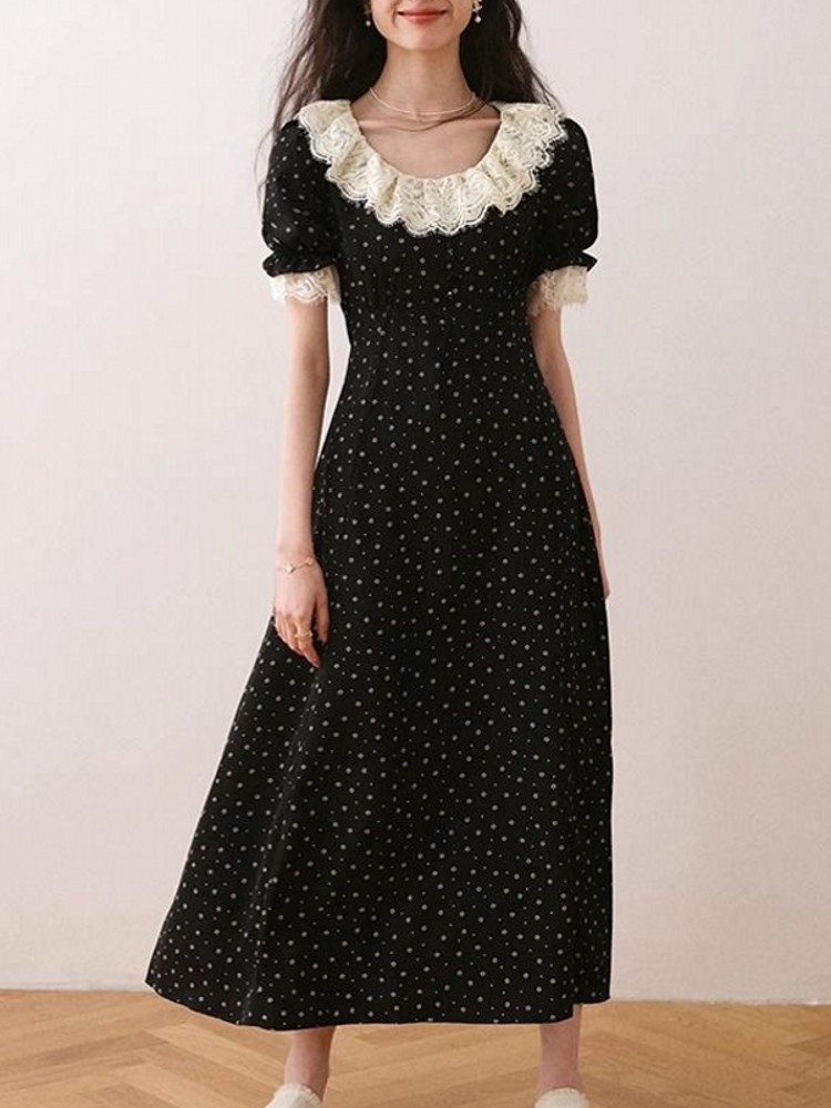 Robe midi élégante à manches c - Midi Skirt Floral avis et prix