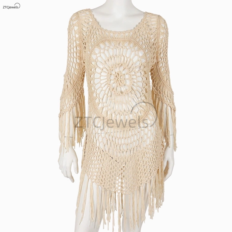 Femmes été Crochet Bikini couv - Cover Up Kaftan avis et prix