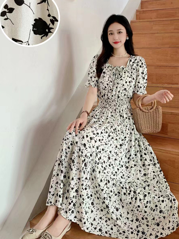 Nouvelle robe midi d'été en co - Midi Skirt Floral avis et prix