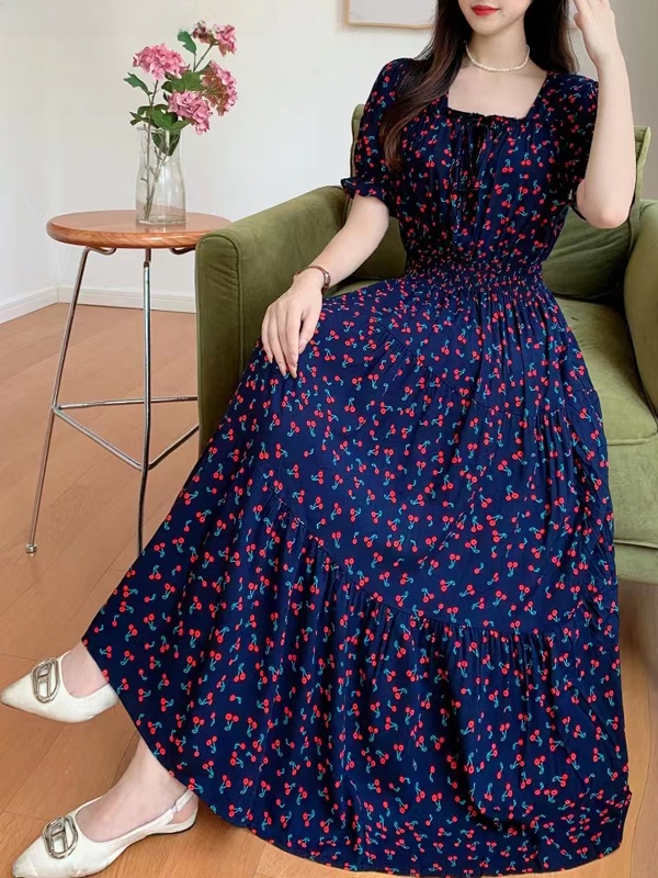 Nouvelle robe midi d'été en co - Midi Skirt Floral avis et prix