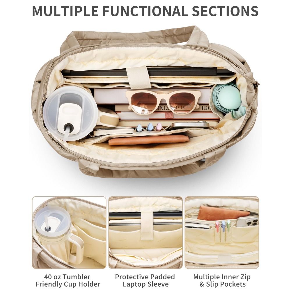Sac fourre-tout matelassé gran - Tote Bag Beach avis et prix