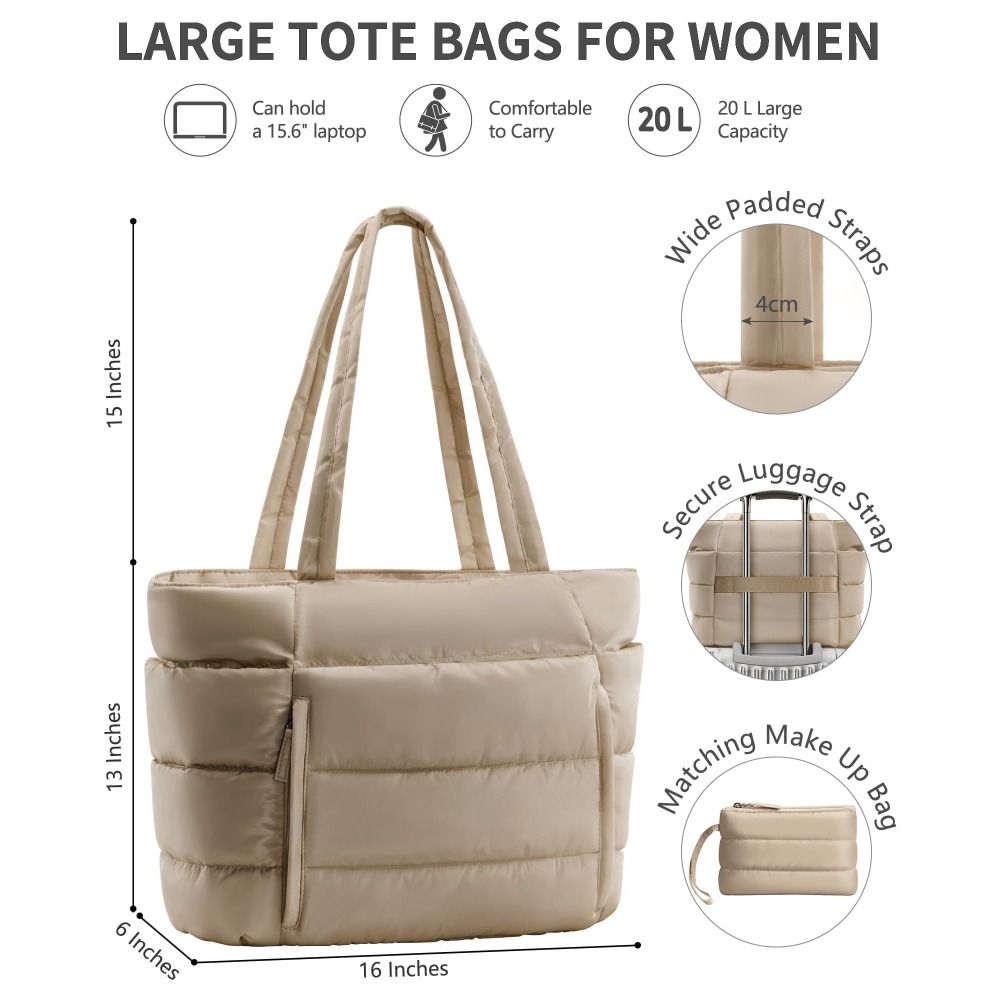 Sac fourre-tout matelassé gran - Tote Bag Beach avis et prix